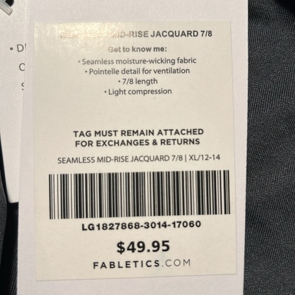 FABLETICS 7/8 , tag price is US Dollars! — olive green - Picture 2 of 2